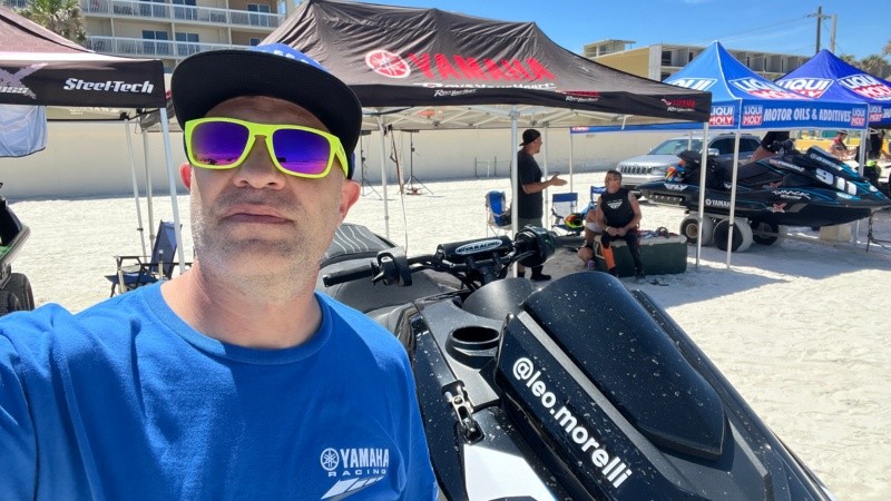 Leo Morelli ya está en Estados Unidos preparando su nuevo desafío en el agua