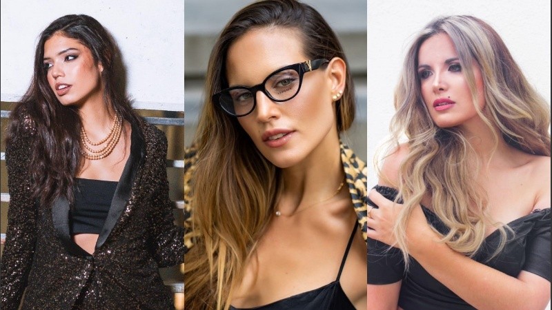 A la izquierda Lola Nerino, en el medio Yoana Don y a la derecha Anabella Cesarini.