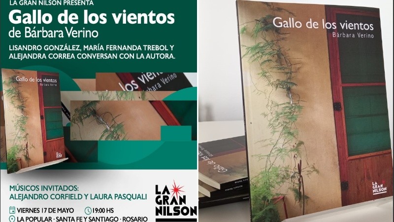 El sello editorial La Gran Nilson presenta el libro de relatos Gallo de los vientos, de Bárbara Verino.