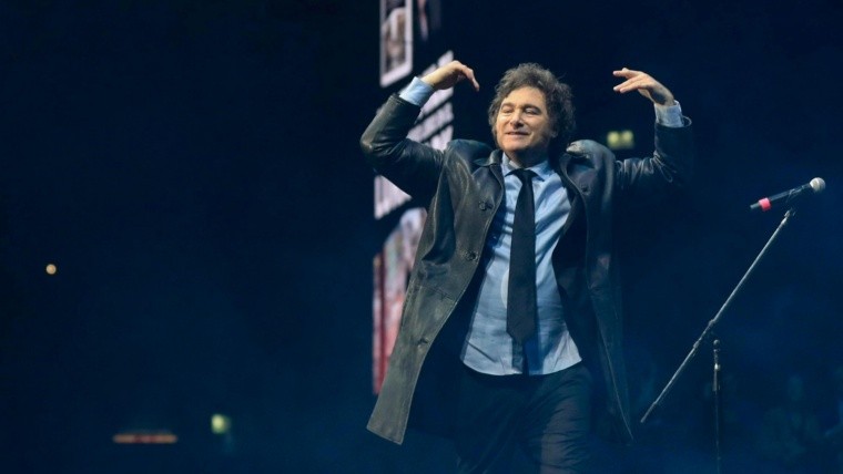 Milei en el Luna Park: 