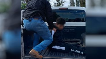 Marcos S. fue aprehendido en el mediodía de este viernes.