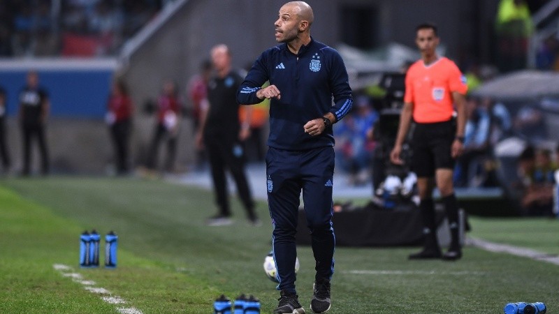 Este año, Mascherano dirigió a Argentina en el Sudamericano y el Mundial sub 20.