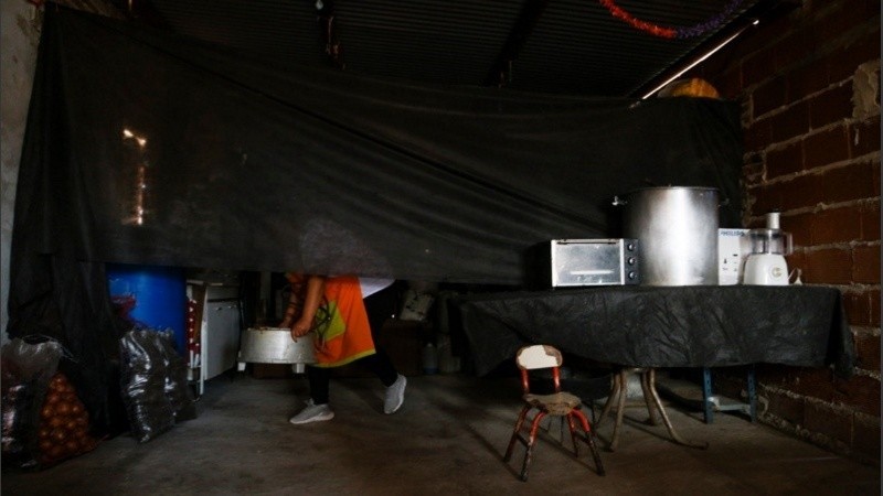 Imagen de un merendero rosarino (Foto archivo).