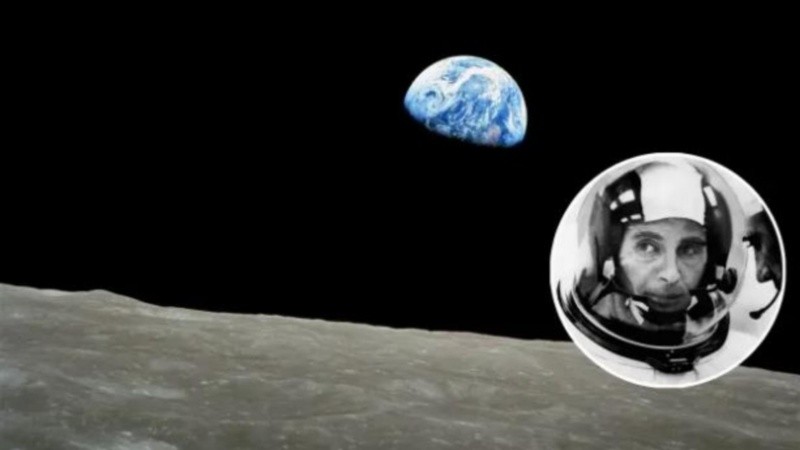 Estuvo entre las primeras personas que orbitaron la Luna