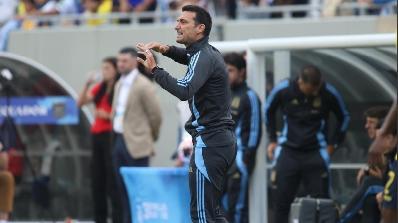 Scaloni, de 46 años, prepara al equipo argentino para una nueva Copa América.