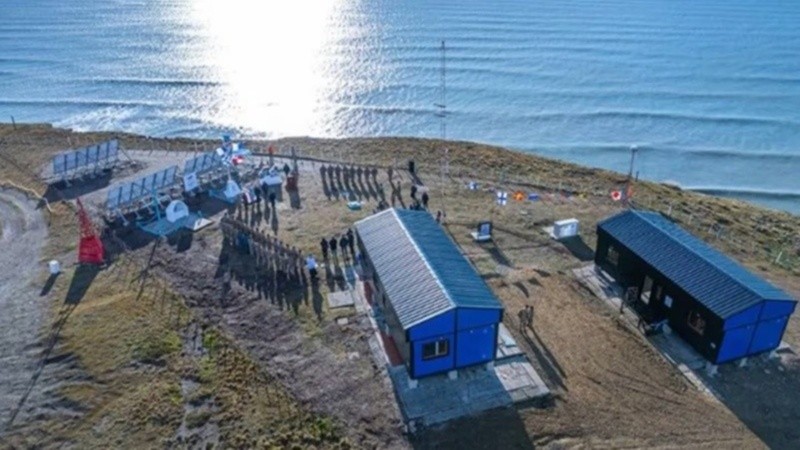 Los paneles instalados en territorio chileno.