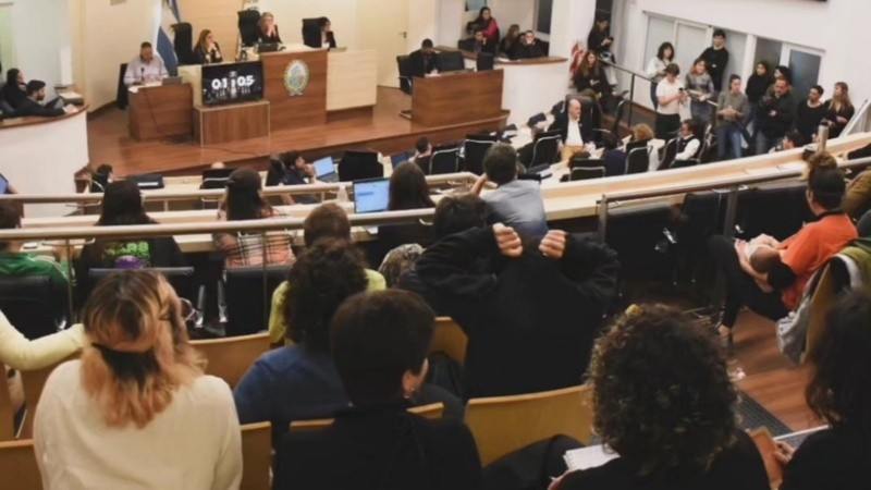 La audiencia se realizó este martes por la tarde en el recinto de sesiones.