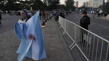 El vallado se comenzó a montar este miércoles.