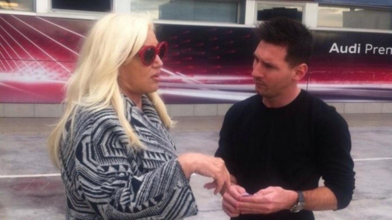 La diva recordó el primer encuentro con el futbolista