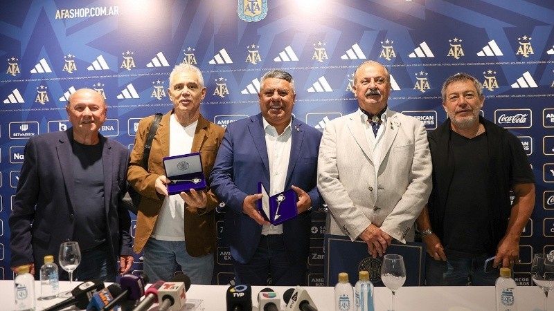 El presidente de la AFA Claudio 