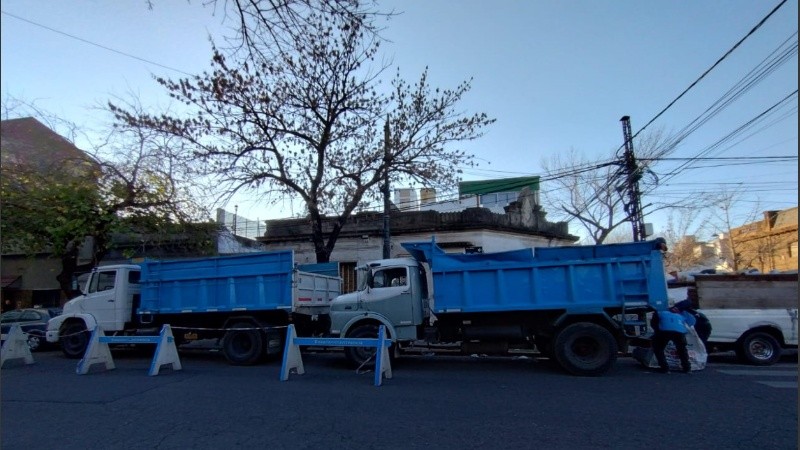Este martes continuaba el operativo para retirar los residuos acumulados.