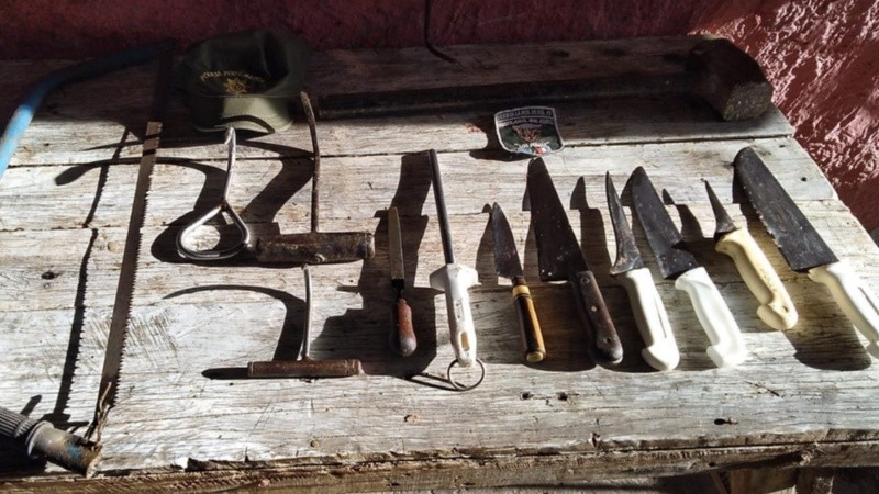 Los allanamientos dejaron al descubierto espacios de faena clandestinos.