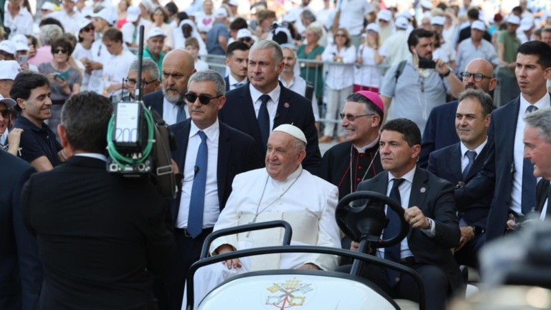 El Papa este domingo en Trieste.