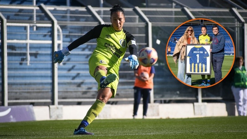 La experimentada arquera, quien disputó cuatro, salió a los 85 minutos en su despedida de las canchas y fue ovacionada por todo el estadio.