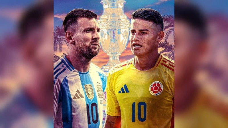 Lionel Messi y James Rodríguez, el 10 de cada selección.