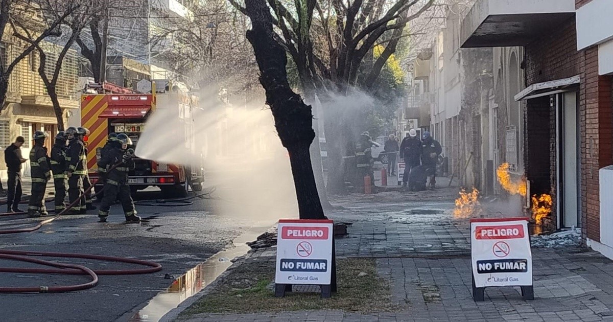 Susto en barrio Abasto por una fuga de gas que desencadenó un principio ...