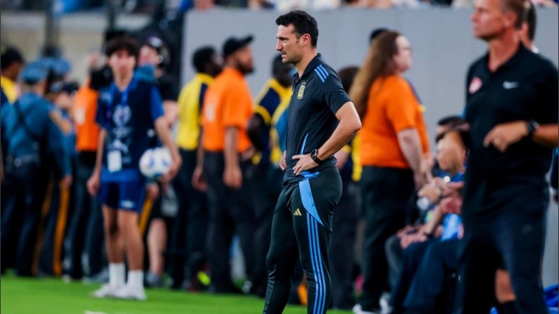 Scaloni pone la misma formación con la que enfrentó a Canadá.