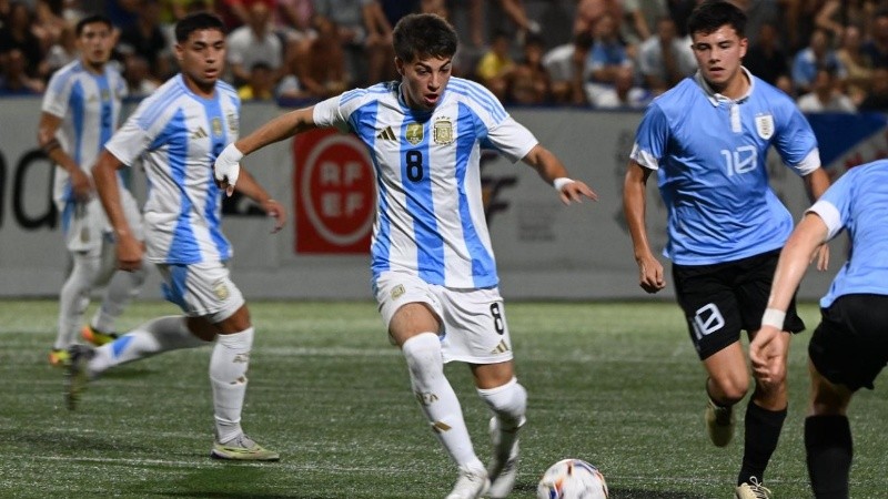 La selección argentina sub 20 cayó ante Uruguay en la final del torneo de L'Alcudia.