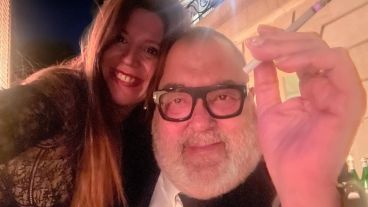 Jorge Lanata junto a su esposa Elba Marcovecchio.