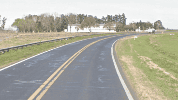 La zona donde se produjo el siniestro vial.