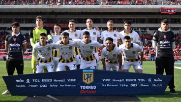 Los titulares de Central que salieron a jugar contra Independiente en Avellaneda.