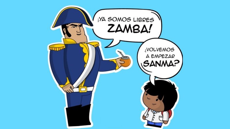 Zamba y Sanma anunciaron el regreso de Paka Paka.