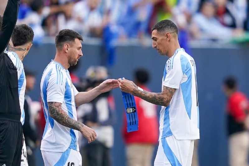 Messi y Di María, historia grande la selección argentina.