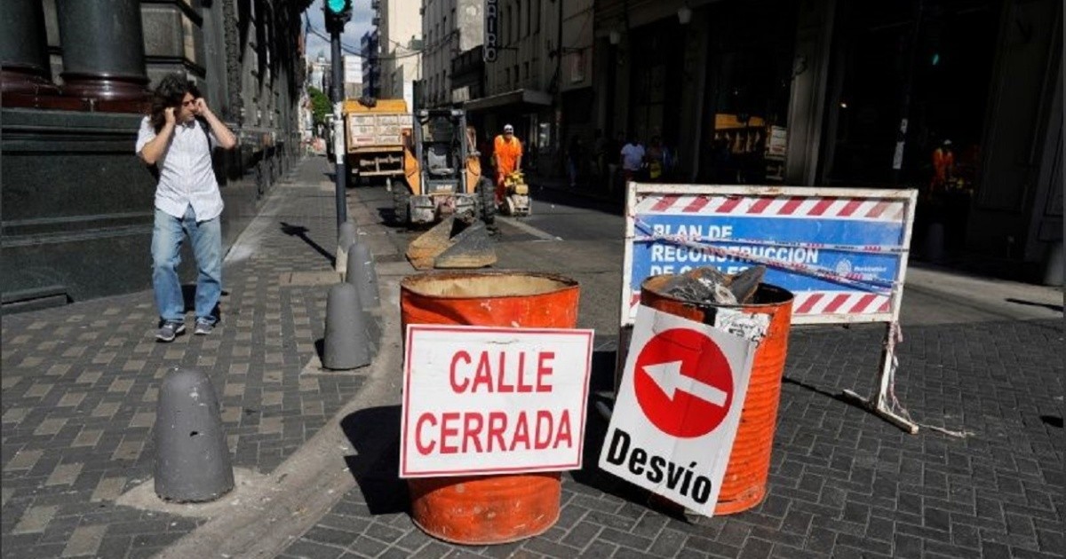 Anuncian varios cortes de tránsito en el centro por obras municipales ...