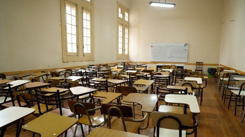 La semana que viene se volverían a interrumpir las clases.