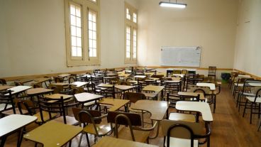 La semana que viene se volverían a interrumpir las clases.