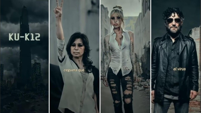 Imágenes del video publicado en la cuenta de Javier Milei.