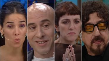 La mesa de Juana Viale el último domingo.