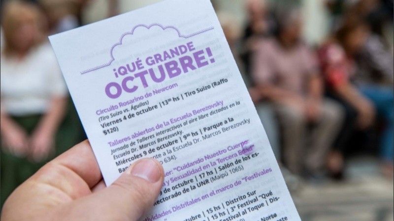 Se presentó la agenda de actividades que incluye diversas propuestas culturales y recreativas, como festivales, charlas y talleres