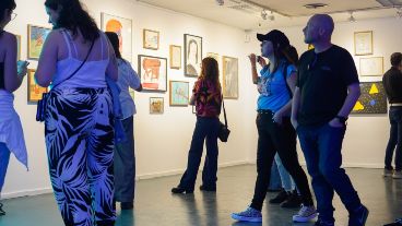 La muestra inauguró el pasado viernes en el Fontanarrosa, con obras de usuarios de salud mental de Baigorria y de Oliveros