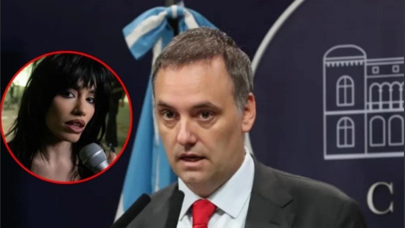 Adorni habló de la música de la artista, de fondos públicos y de violencia de género