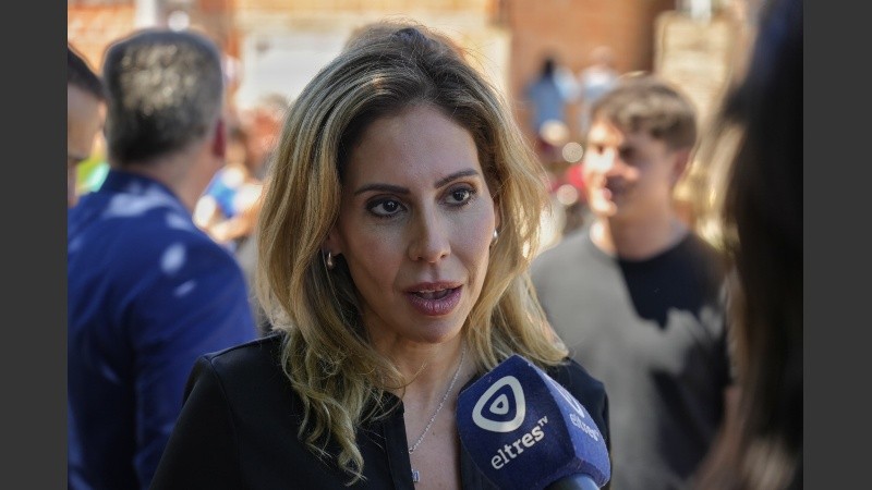 La legisladora Romina Diez.