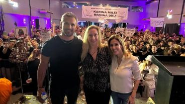 La hermana del presidente pasó por Santa Fe para realzar la imagen de Romina Diez como referente provincial.