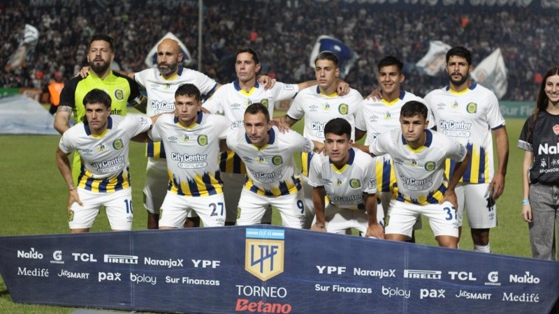 Los titulares de Central que salieron a jugar contra Independiente Rivadavia en Mendoza.