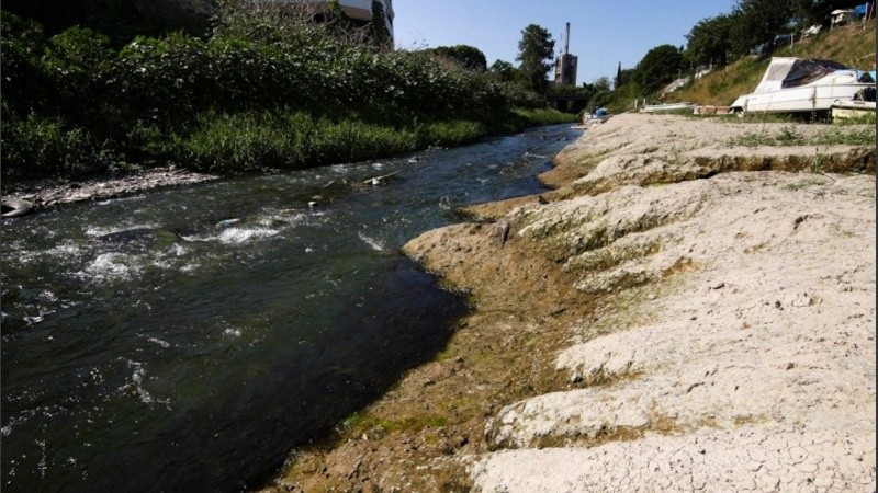 Foto de archivo del arroyo Ludueña