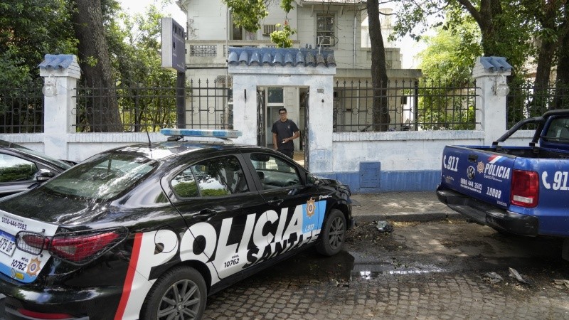 El frente de la comisaría 9na este martes por la mañana.