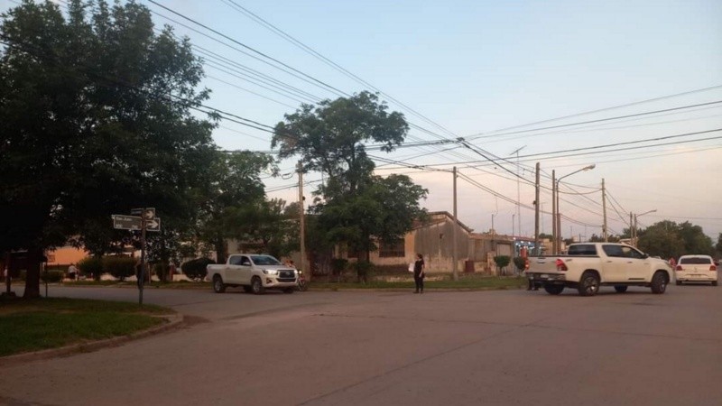 La casa donde vivía Varas Carrizo, donde ayer se presentó la Policía.