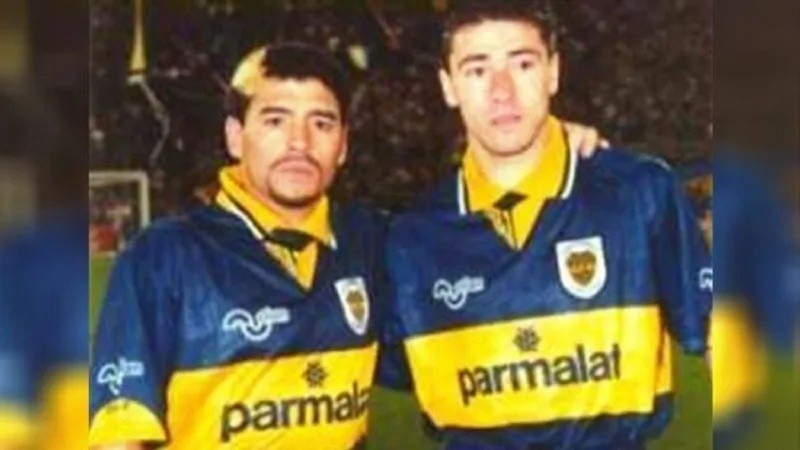 Diego y el Kily, hace más de 30 años.