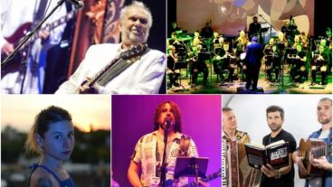 David Lebón, el Ensamble Municipal de Vientos, PolitikÉ, Un viaje en remolinos y  Los Bardos.