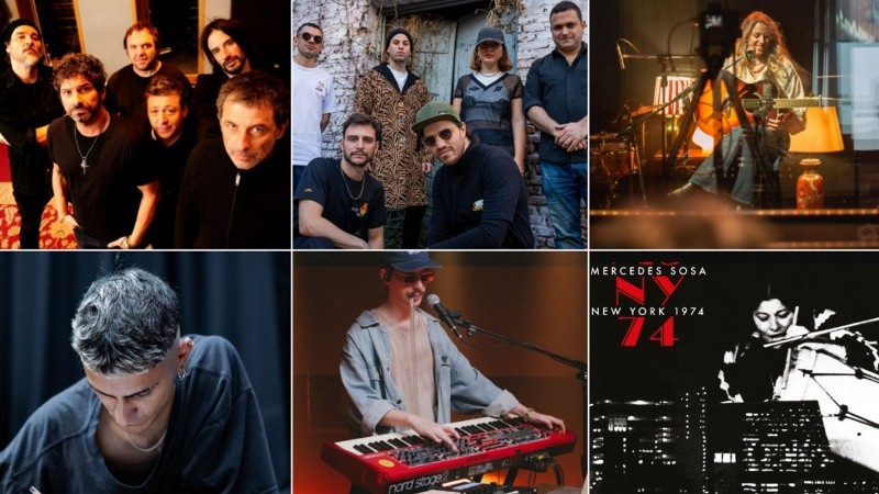 Caballeros de la Quema, Laucha Bass, Luxipixi, Deep Mariano & Naum, Chokenbici y Mercedes Sosa.