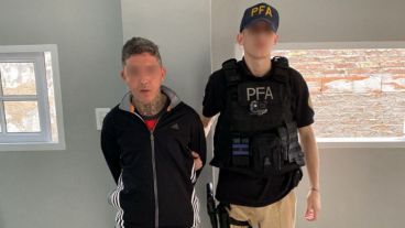 Frentudo al ser detenido en 2024, esta vez como presunto "transa".