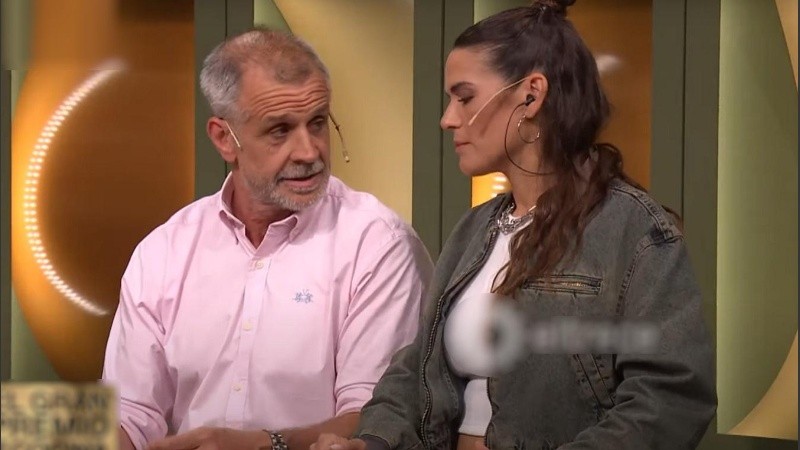 Christian Petersen y Mica Vázquez en 