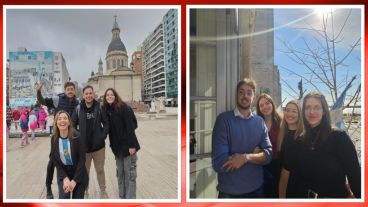 El equipo de MSR: Figueroa, Pantanetti, Dolce, Muratti y Larrañaga