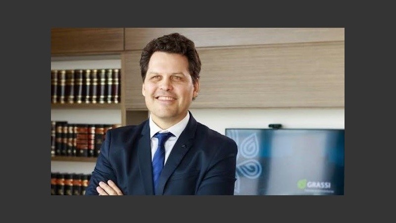 El cerealista Mariano Grassi, al frente de uno de los principales grupos empresarios de la ciudad