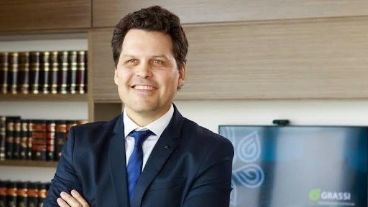 El cerealista Mariano Grassi, al frente de uno de los principales grupos empresarios de la ciudad