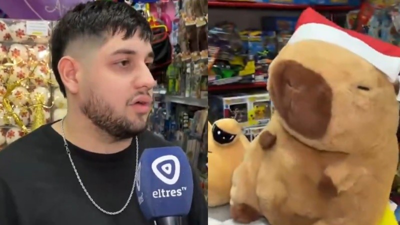 “Los chicos piden juguetes que se hacen virales en Tik Tok, como, por ejemplo, el capibara